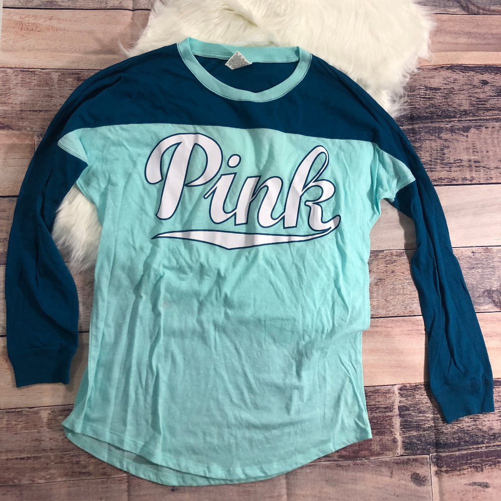 PINK VS Open Back Long Sleeve Shirt